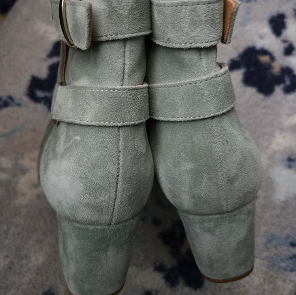 Sezane Brooklyn Boots in Sea Green size 39 - Picture 8 of 12